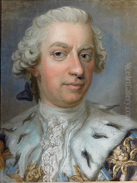 Portrait of Henning Adolf Gyllenborg (1713-1775) Oil Painting by Gustaf Lundberg