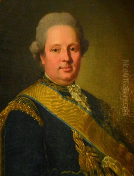 Henrik af Trolle, 1730-1784 Oil Painting by Per Krafft the Elder