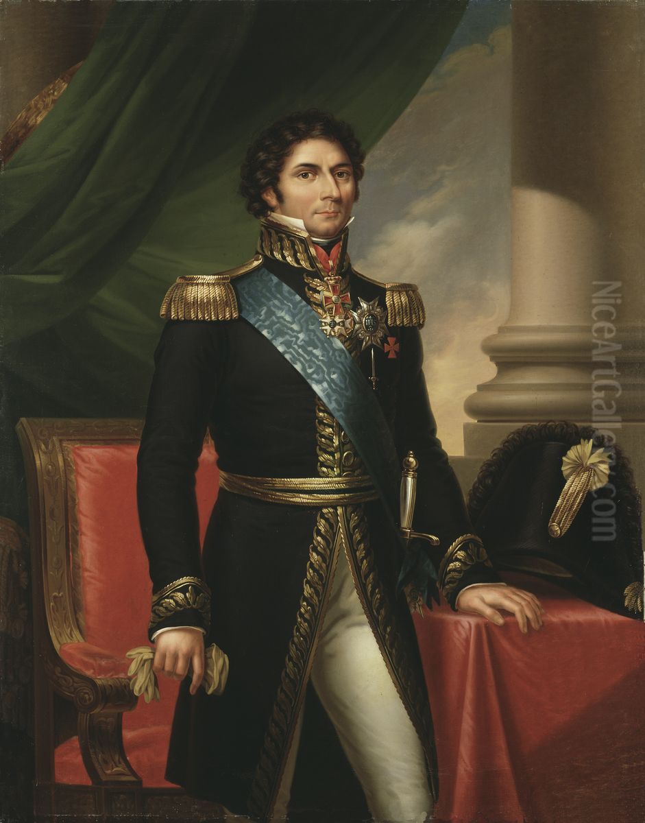 Karl XIV Johan, 1763-1844, kung av Sverige och Norge Oil Painting by Fredric Westin