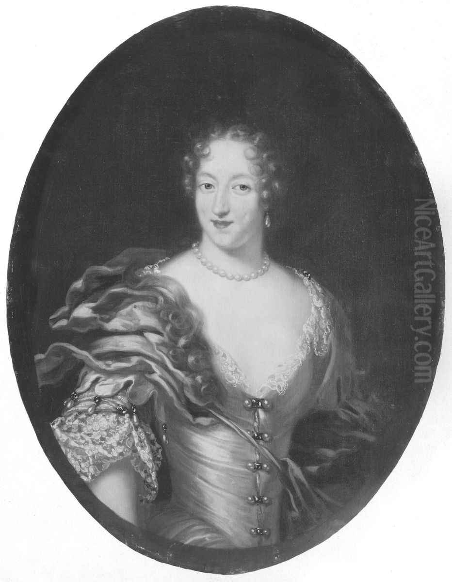 Anna Maria Soop af Limingo, 1660-1735 Oil Painting by David Klocker Ehrenstrahl