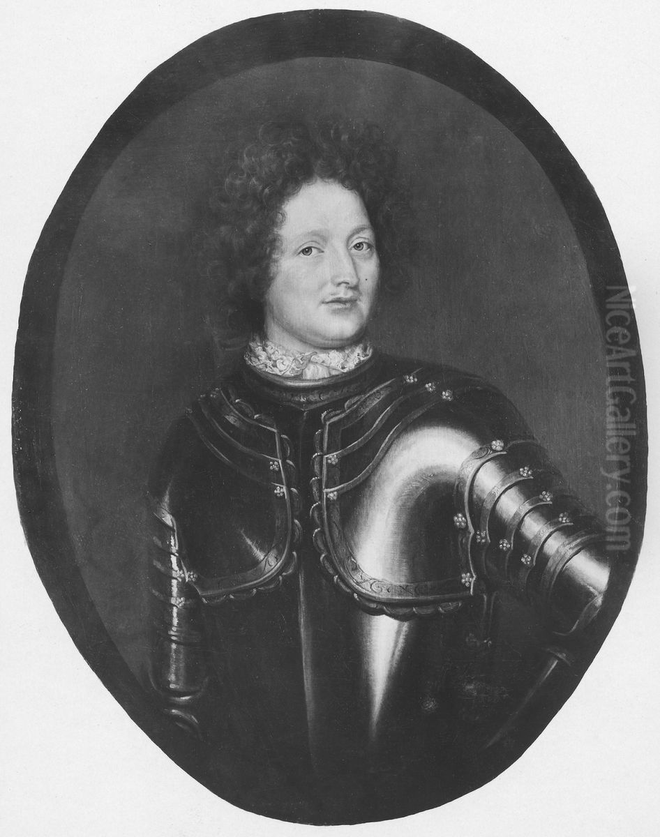 Adam Klas Wachtmeister af Bjorko, 1642 - 1675, friherre och overste Oil Painting by Martin Mytens