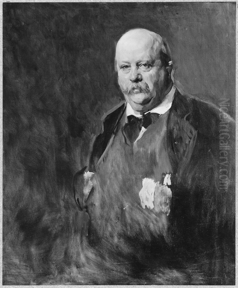 Anton Genberg, 1862-1939 Oil Painting by Emerik Stenberg