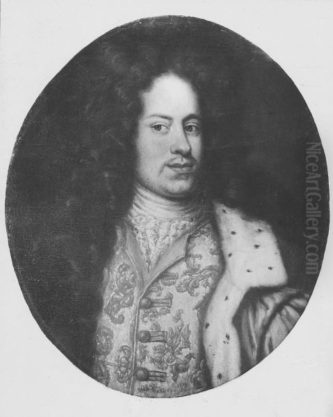 Goran Claesson Fleming af Liebelitz, 1628-67 Oil Painting by David Klocker Ehrenstrahl