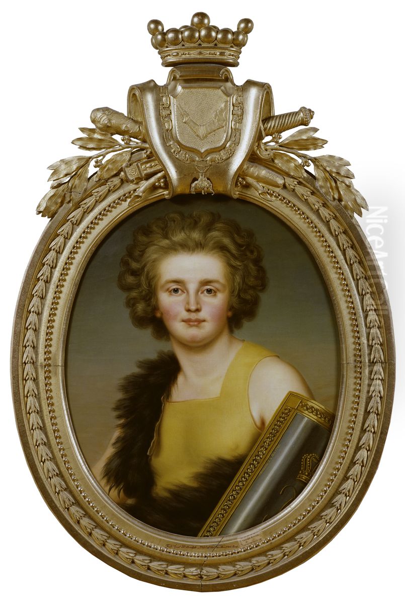 Gustaf Mauritz Armfelt in Scythian Tourney Dress Oil Painting by Adolf Ulrik Wertmuller