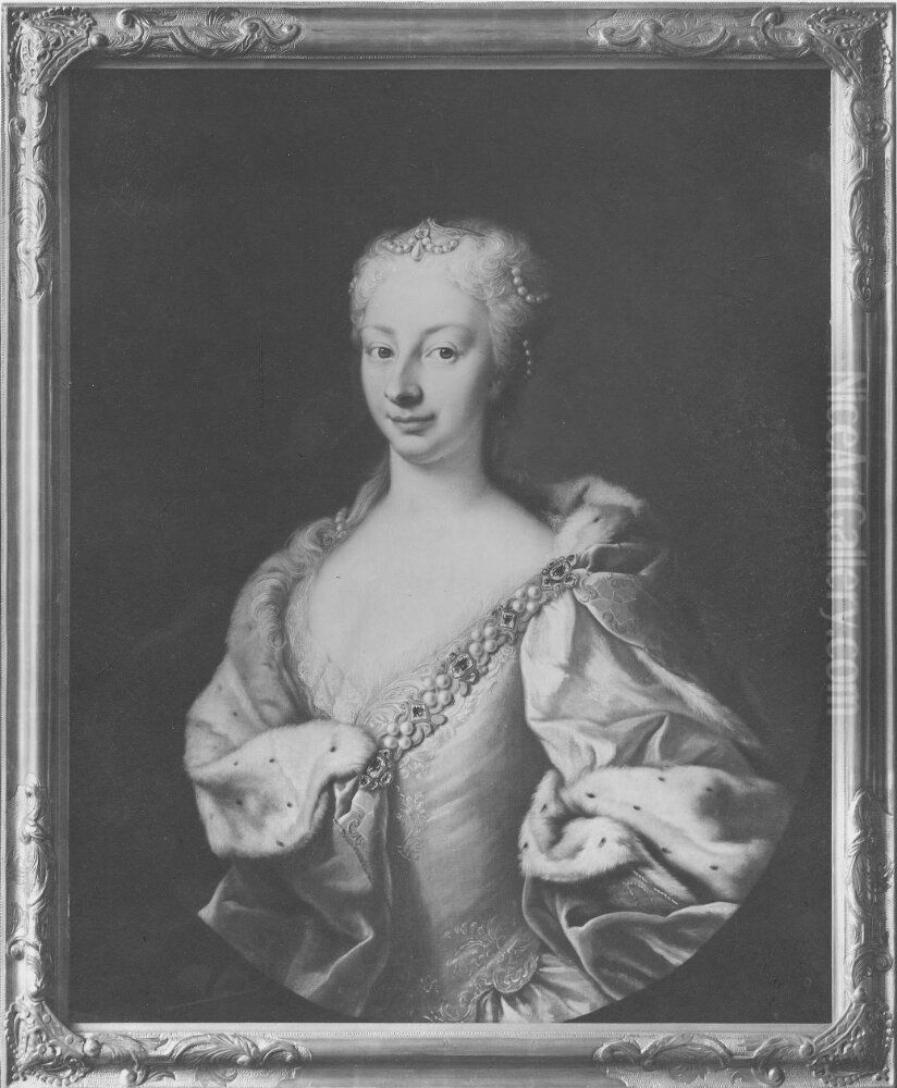 Polyxena Kristina, 1706-35, prinsessa av Hessen-Rheinfels-Rotenburg drottning av S Oil Painting by Martin Van Meytens