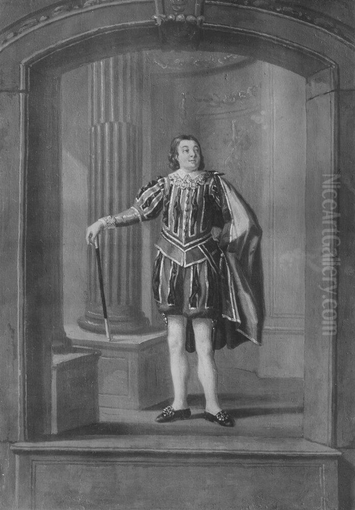 Gustav Adolf Sparre at Sofdeborg, 1760- 1802 Oil Painting by Pehr Hillestrom