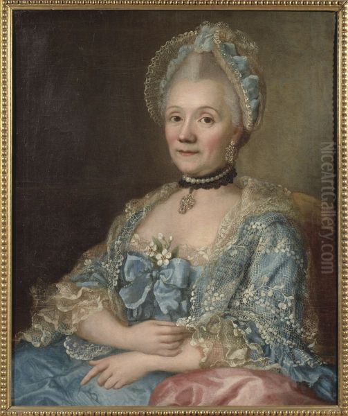 Dorothea Elisabeth Schultz, gift Sauer Oil Painting by Ulrika Pasch