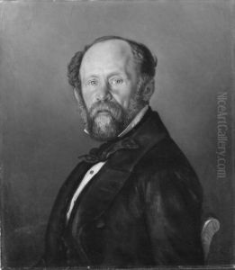 Emanuel Mattias Olde (1802-1885), professor, gift med Emma Christina Vilhelmina Hagberg