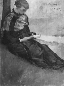 Julia Thiersch (1859-1933), married to artist Carl Gustaf Hellqvist