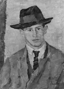 Harry Harryan (1895-1948), konstnar, grafiker, tecknare, gift med Karin Olbers