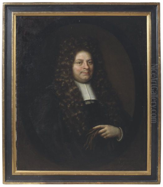 Erik Boye (d. 1698), Judge Oil Painting by Martin Mytens
