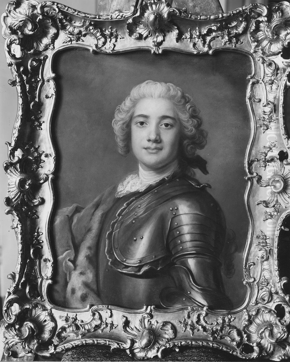 Pontus Fredrik De la Gardie, 1726-1791, greve, generallojtnant, en av Rikets herrar, kammarherre Oil Painting by Gustaf Lundberg Pontus Fredrik De la Gardie, 1726-1791, greve, generallojtnant, en av Rikets herrar, kammarherre Oil Painting by Gustaf Lundberg