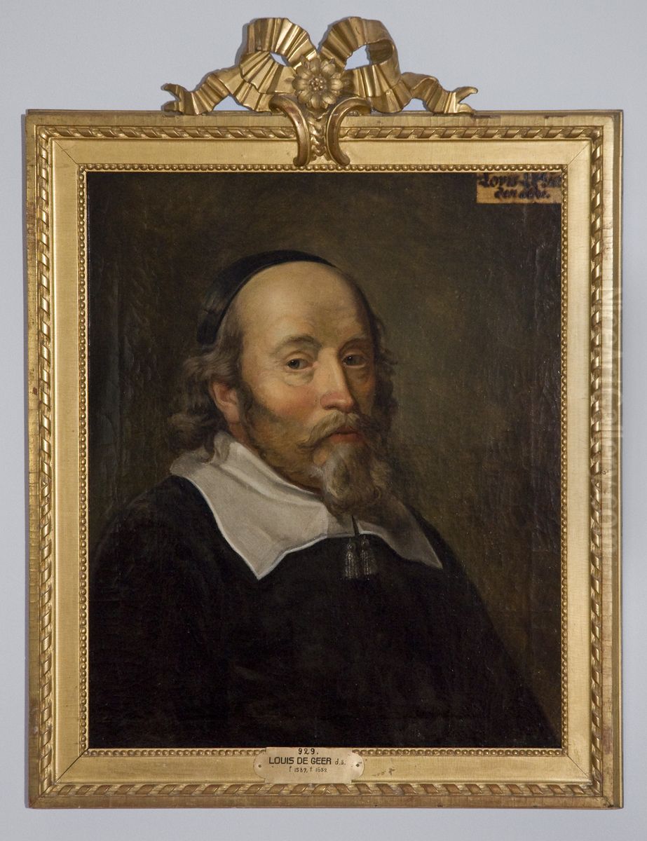 Louis De Geer d.a. 1587-1657 Oil Painting by David Beck