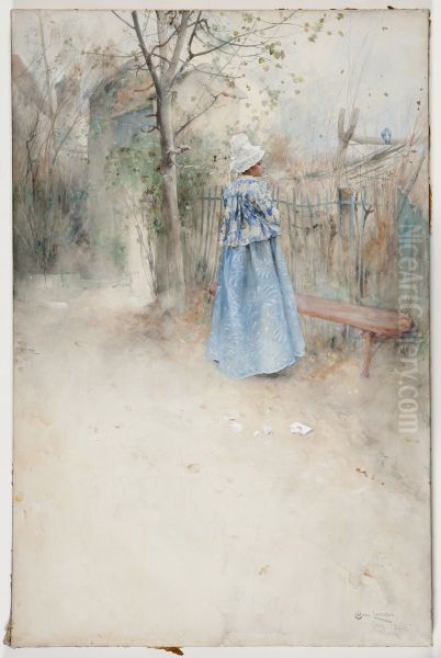 Host Oil Painting by Carl Larsson