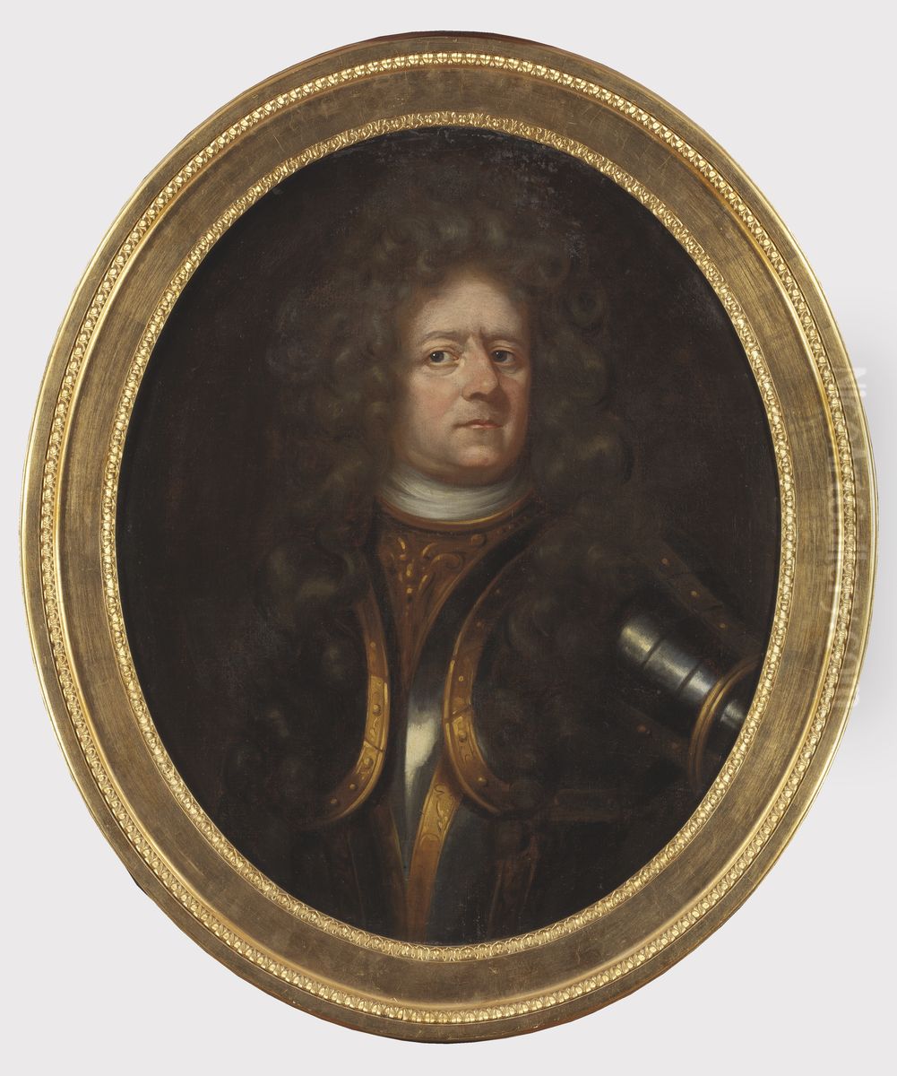 Otto Vilhelm von Konigsmarck, 1639-1688 Oil Painting by David Klocker Ehrenstrahl