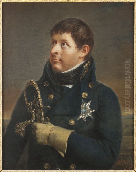 Karl August, 1768-1810, hertig av Holstein-Sonderburg-Augustenburg, kronprins av Sverige Oil Painting by Per Krafft the Younger