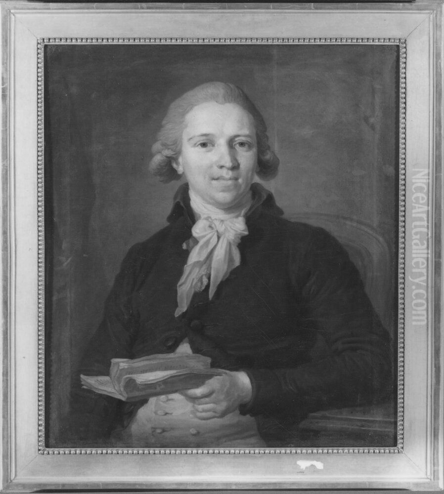 Hans-Edvard Pettersson, 1756-1822 Oil Painting by Lorens Pasch the Younger