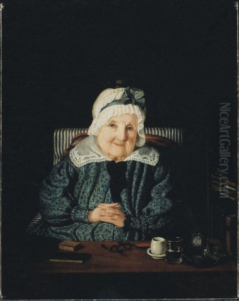 Christina Augusta von Fersen (1754-1846) Oil Painting by Amalia Lindegren