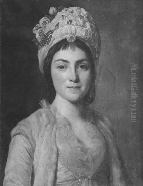 Zoe Ghica Oil Painting by Alexander Roslin