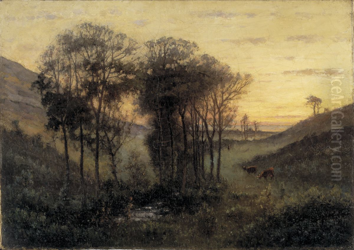 French Landscape Oil Painting by Per Ekstrom