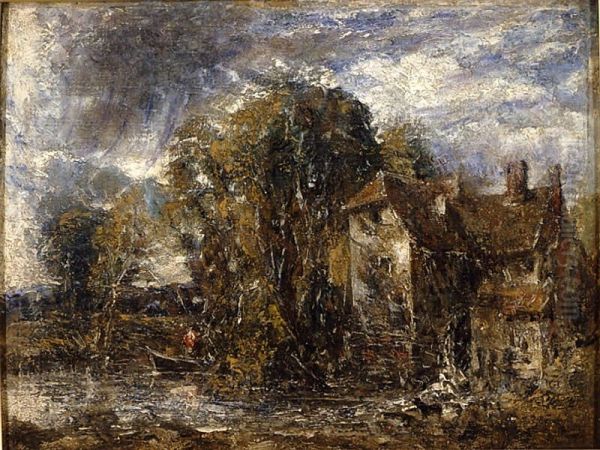 Vattenkvarnen Oil Painting by John Constable