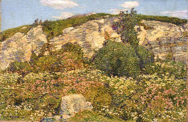 Laurel in the Ledges Oil Painting by Childe Hassam