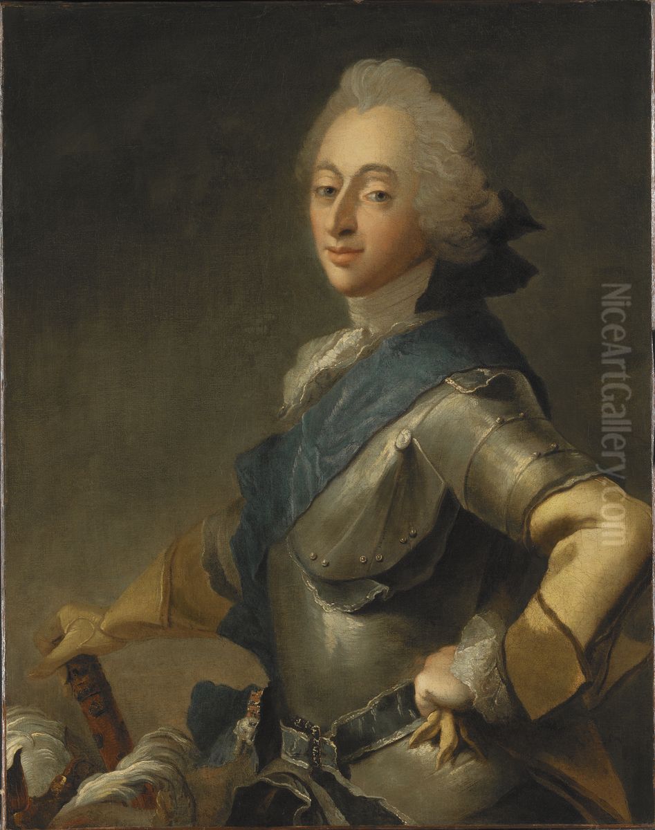 Frederik V, King of Denmark Oil Painting by Carl Gustaf Pilo