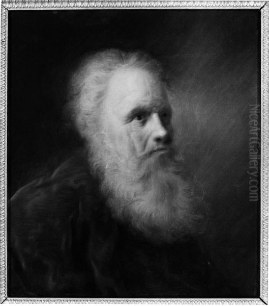 Portrait of an Old Man Oil Painting by Balthasar Denner