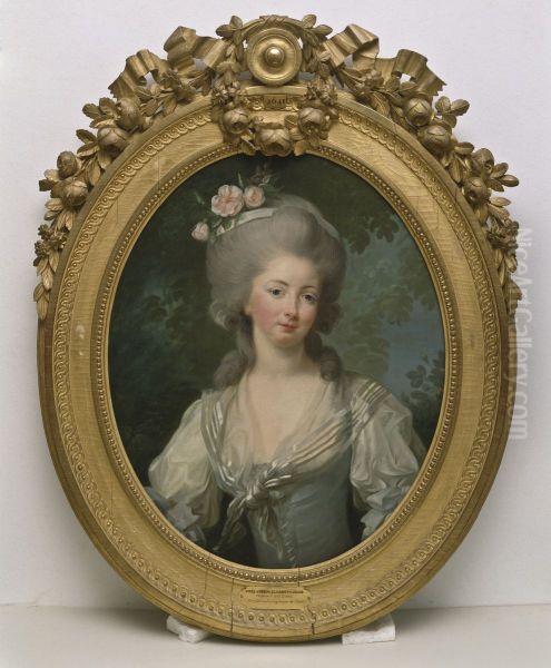 Ernestine-Frederique, Princesse de Croy Oil Painting by Elisabeth Louise Vigee Le Brun