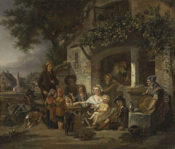 La Toupie Oil Painting by Jean-Louis de Marne