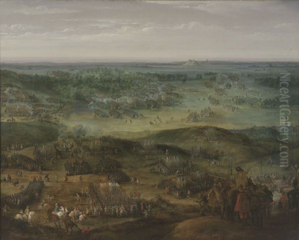 The Battle of Nordlingen (1634) I Oil Painting by Peter Snayers