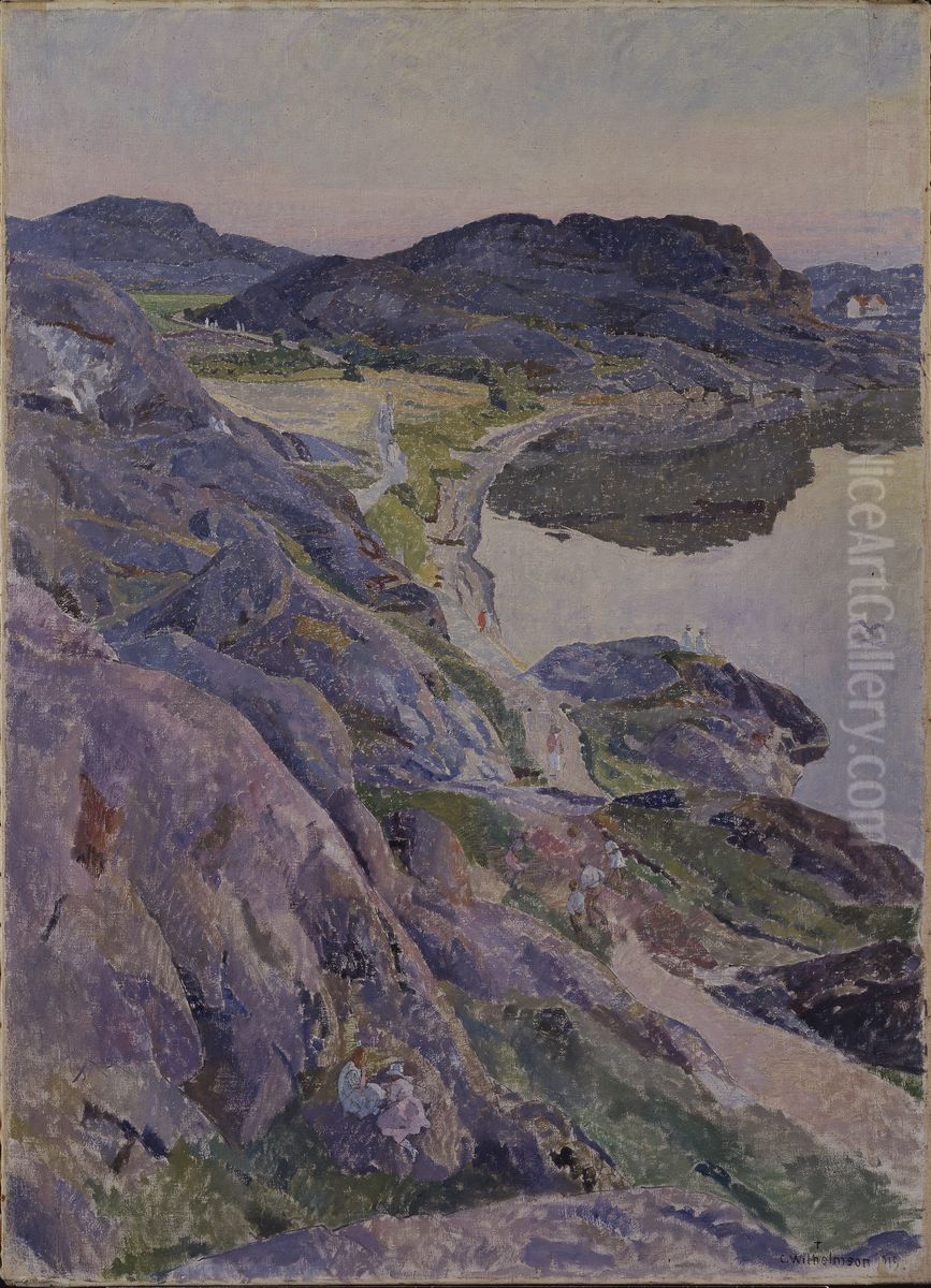 Bogeviksvagen Oil Painting by Carl Wilhelm Wilhelmson