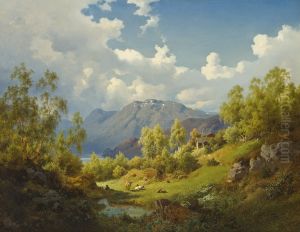 Landscape. Motif from the Numme Valley in Norway