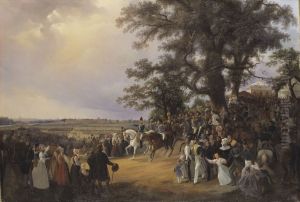 Revy pa Ladugardsgardet vid kejsar Nikolai besok ar 1838