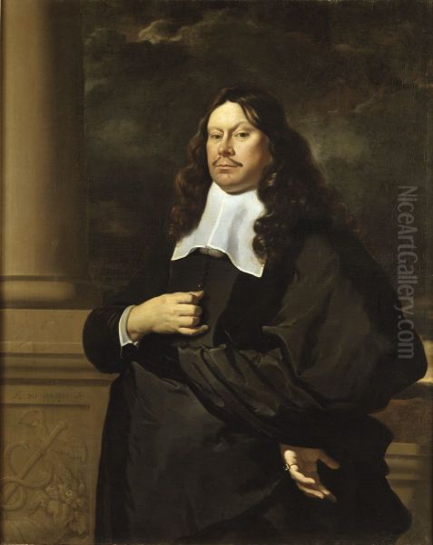 Van Huteren, guvernor i Batavia Oil Painting by Karel Dujardin