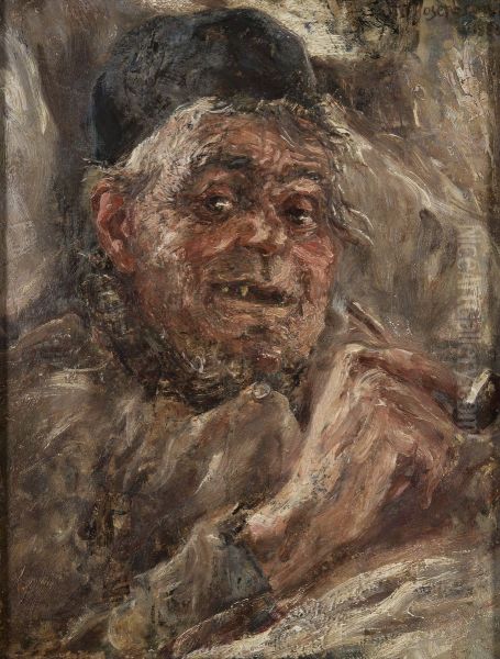 Postmastaren i Brehat Oil Painting by Ernst Josephson