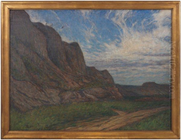 Ovadersmoln Oil Painting by Karl Nordstrom