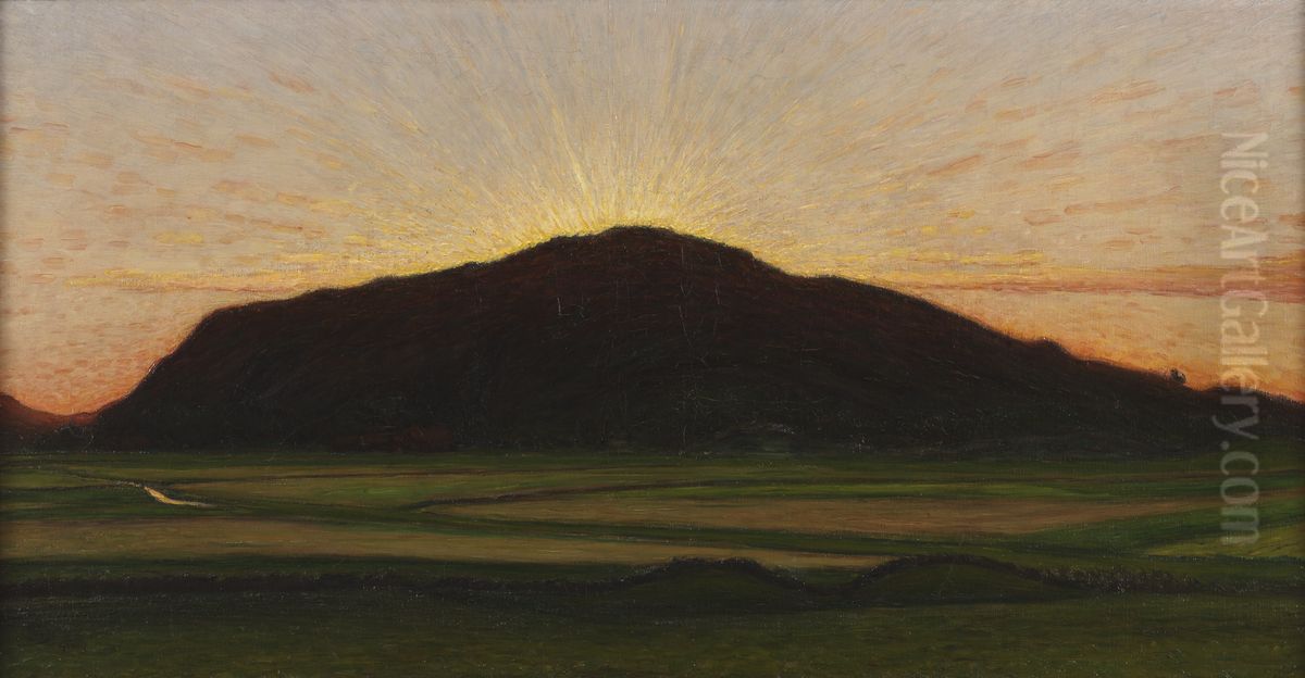 Afterglow Oil Painting by Karl Nordstrom