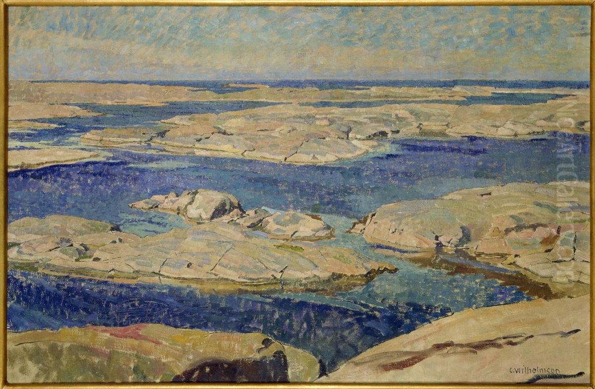 I Gasoskaren Oil Painting by Carl Wilhelm Wilhelmson