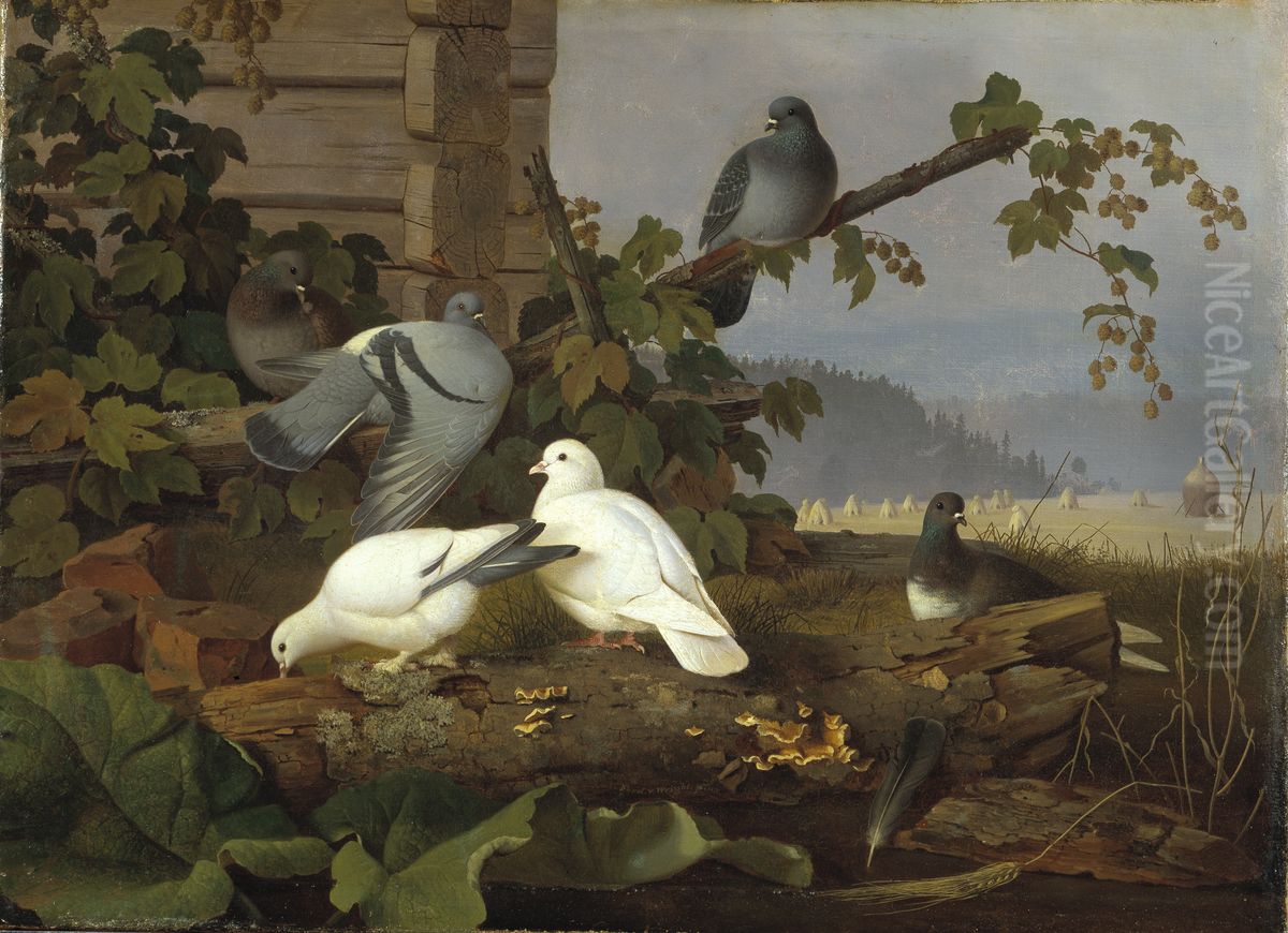 Duvor Oil Painting by Ferdinand von Wright