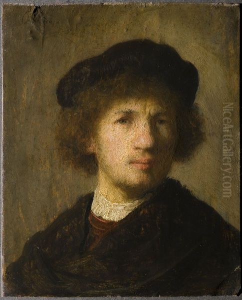 Selfportrait Oil Painting by Rembrandt