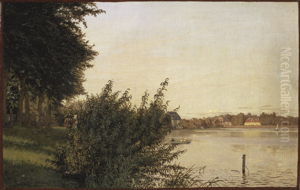 Dosseringen mot Osterbro Oil Painting by Christen Kobke