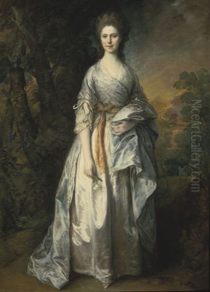 Maria, Lady Eardley (1743-1794) Oil Painting by Thomas Gainsborough