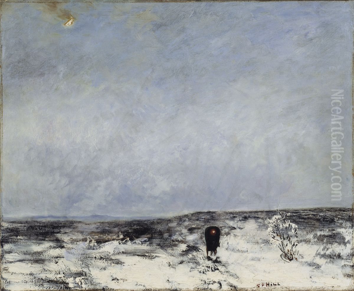 Moorland with carriage Oil Painting by Carl Fredrik Hill Moorland with carriage Oil Painting by Carl Fredrik Hill