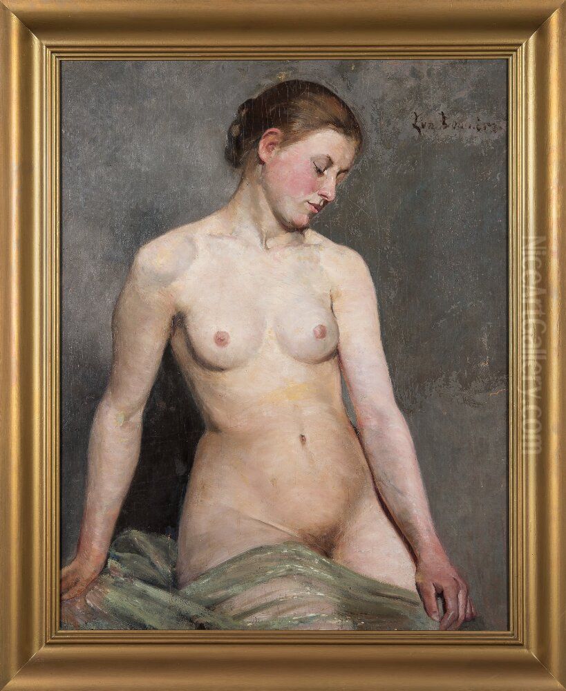 Aktstudie Oil Painting by Eva Bonnier