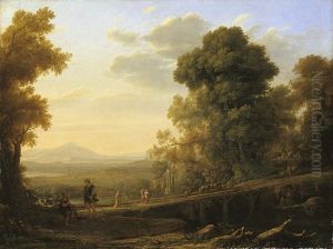 Landscape with Rebeka Taking Leave of her Father