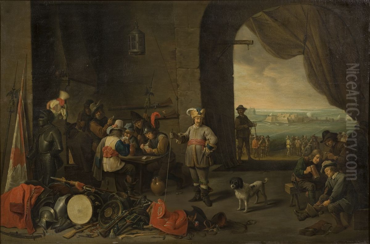 Lagervakt Oil Painting by David Teniers the Younger