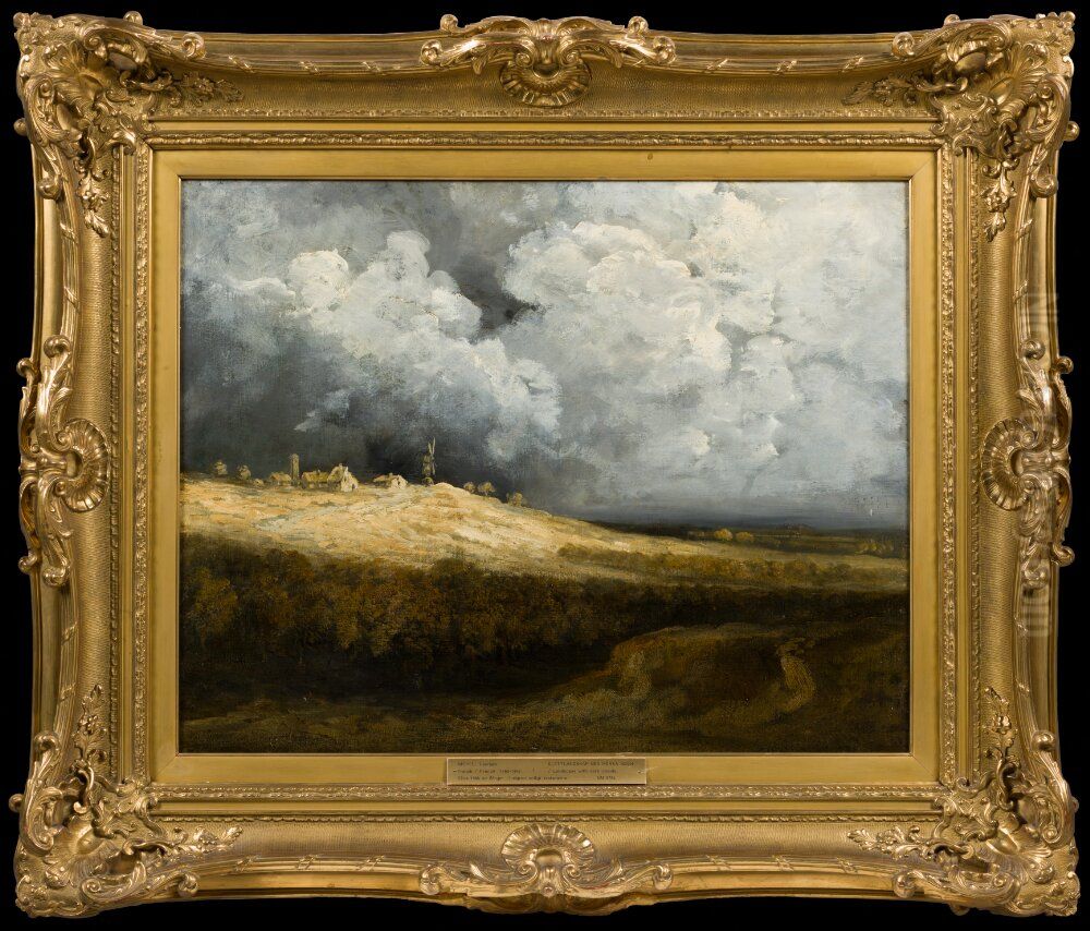 Landscape with Clouds Oil Painting by Georges Michel