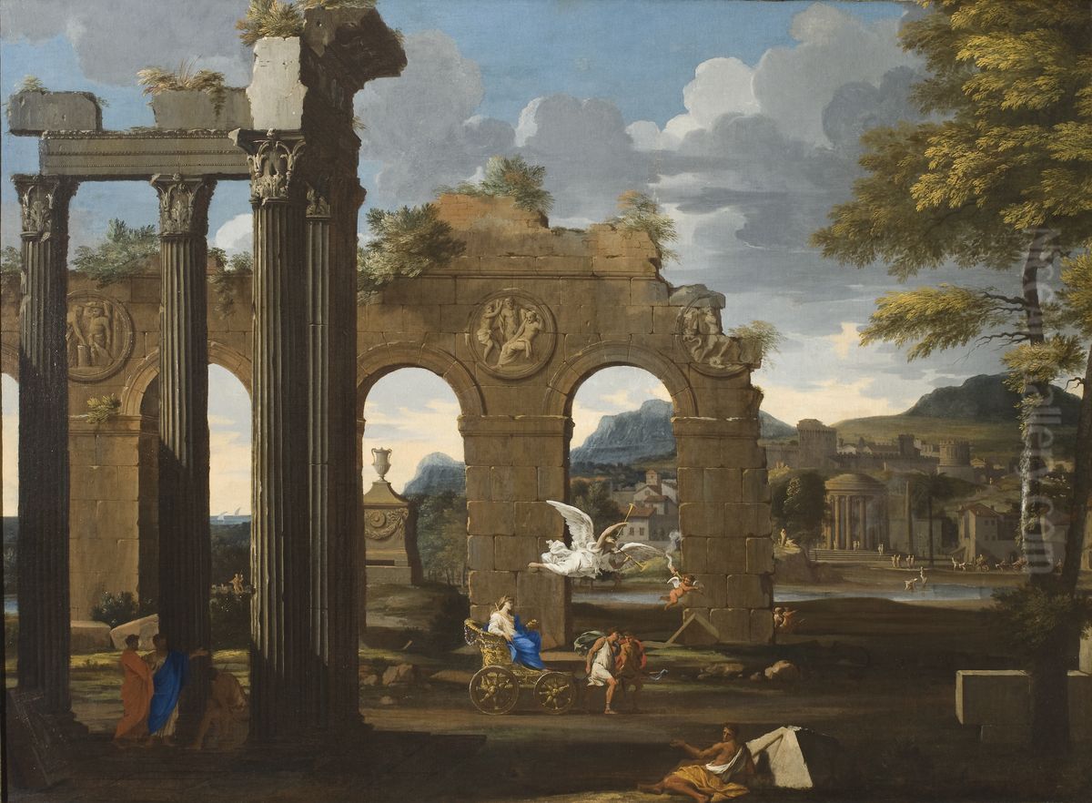 Cleobis and Biton Oil Painting by Thomas Blanchet