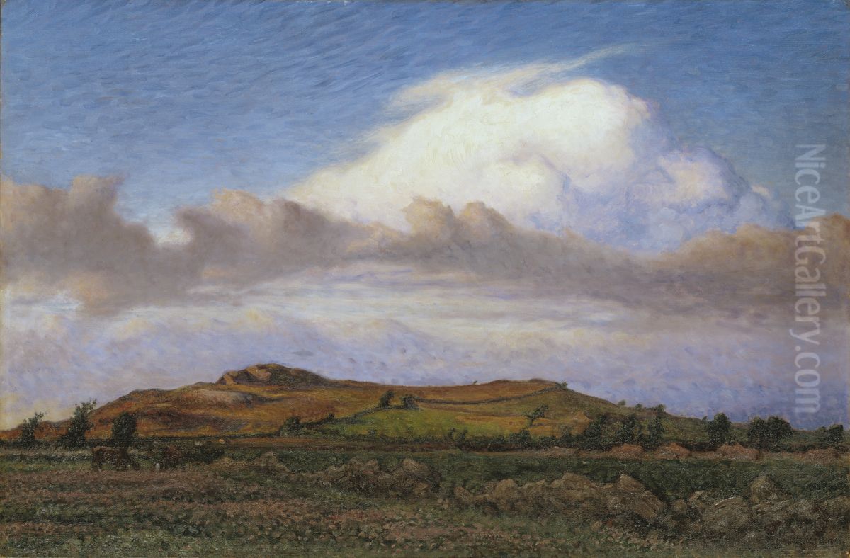 Hastensberget vid Varberg II Oil Painting by Nils Kreuger